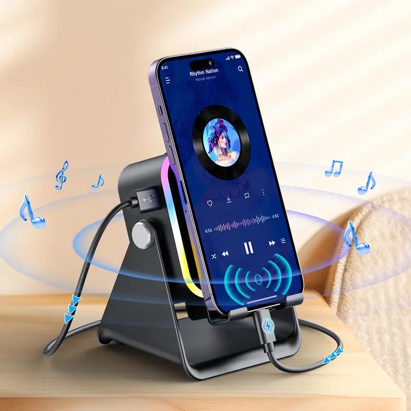 BeatStand – Wireless Multi-Function Bluetooth Speaker – Black
