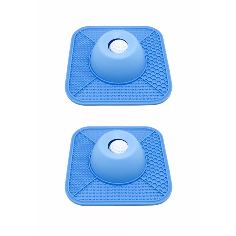 TreatMotion – 2-in-1 Lick Mat Feeding Toy – Blue*2