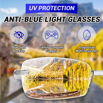 VisionGuard – Sapphire Anti-Blue Dual-Use Reading Glasses