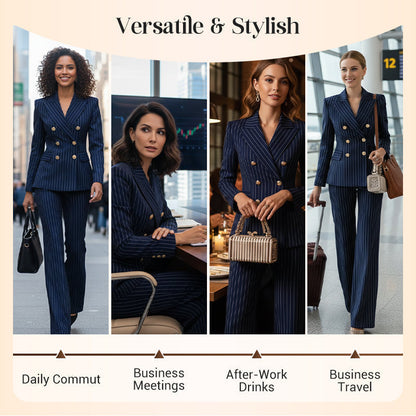 FemmeLine – Women’s Tailored Pinstripe Suit – image 14