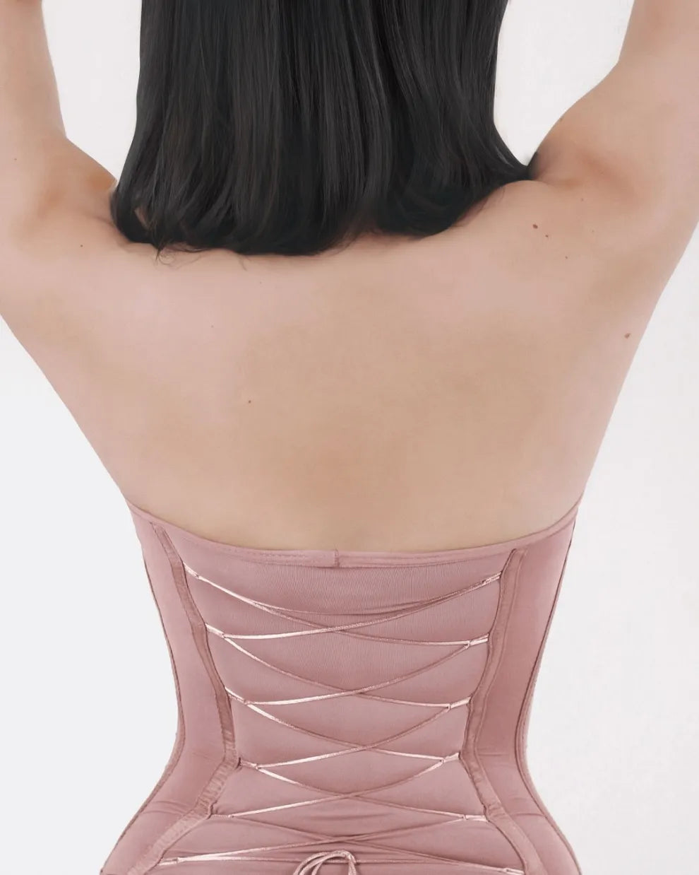 CurveLuxe – Back Lace-Up Seamless Thong Bodysuit – image 19