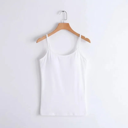 2-in-1 Bra Top - Lissora™ – Pure White / S