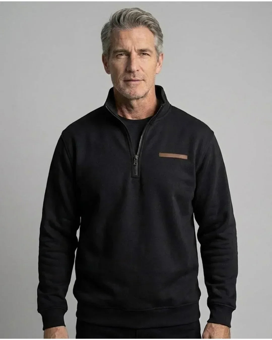 Laluna™ - Casual Fleece Sweater – Black / S
