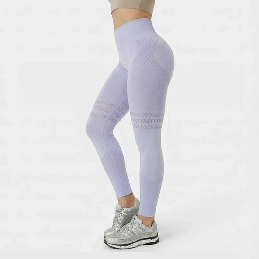 SilhouettePro – Compression Sculpt Leggings – Lavender / XS