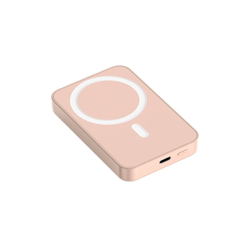 Portable Magnetic Power Bank – Pink (10000mAh)