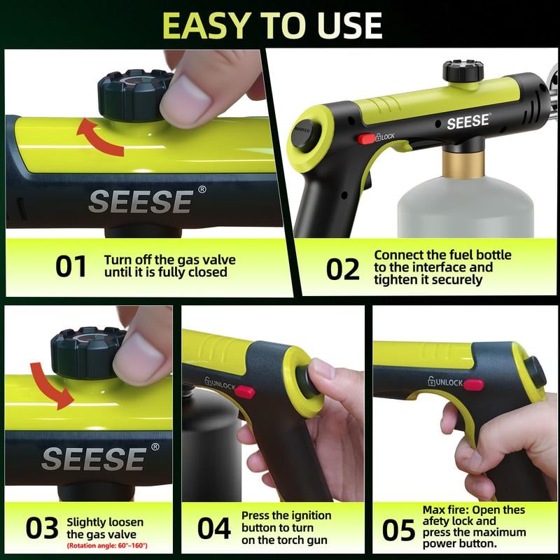 Powerful Propane Torch - 2732°F High Temp Flame (Buy 2 Free Shipping) – image 2