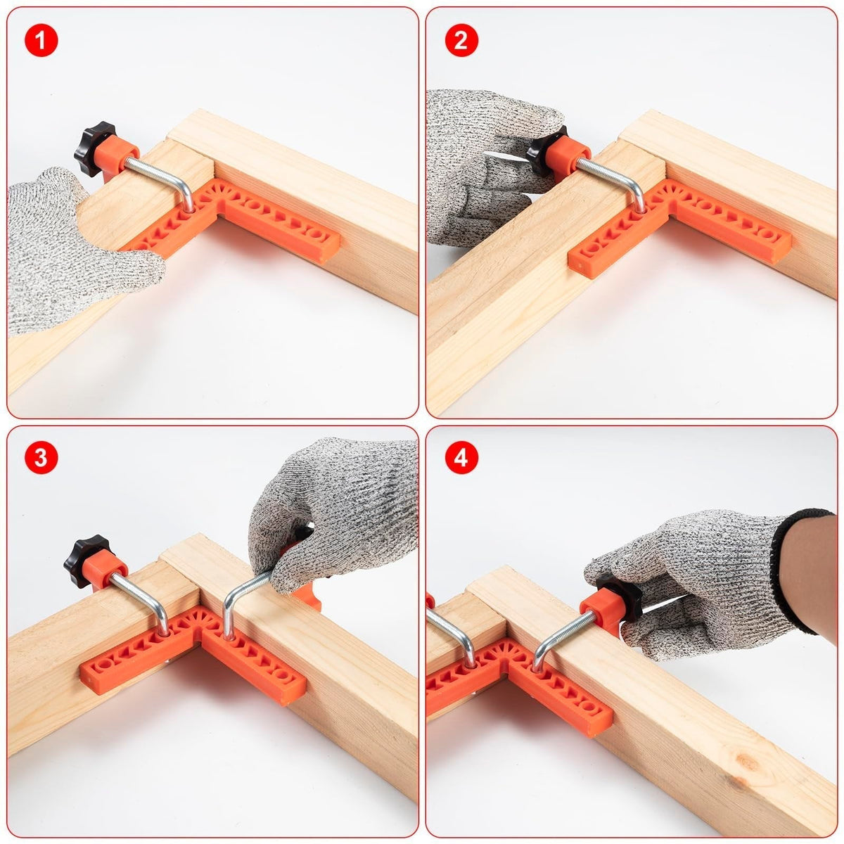 CornerPro - 90 Degree Corner Clamp & Positioning Square Set (3" & 4") – image 7