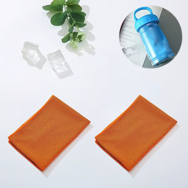 ChillWrap – Rapid Cooling Towel – Orange / Orange