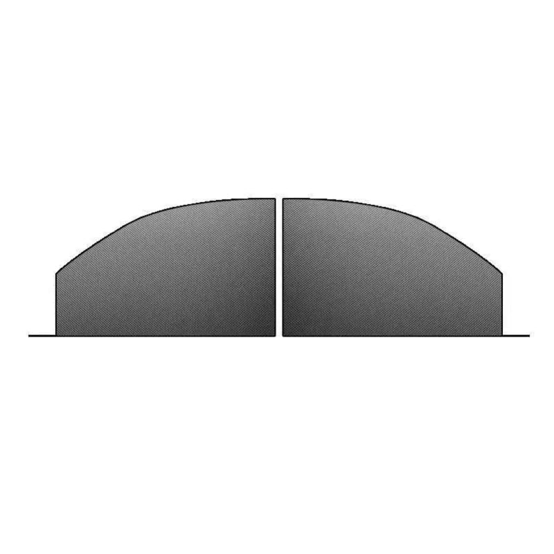 UVShield Mesh – Universal Car Screens – HIGH ELASTICITY, (2 PCS) FRONT WINDOW