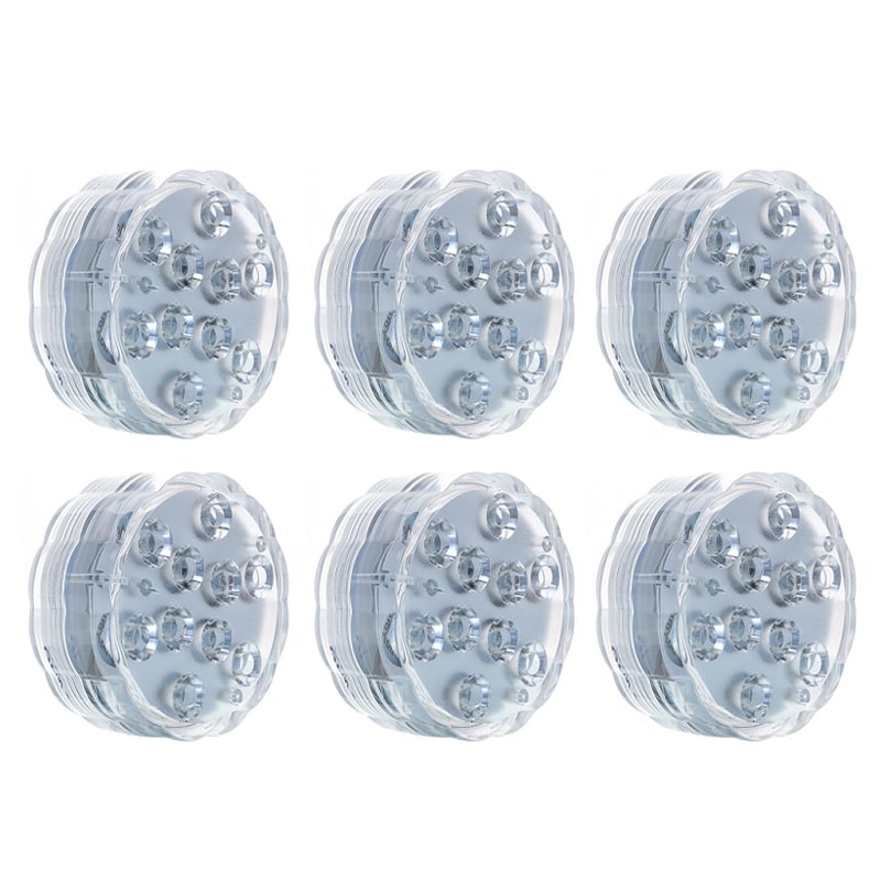 RadiantRipple – Waterproof Decorative LEDs – 6 PCS