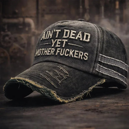 Rebel Ride - Vintage Statement Trucker Hat – Black