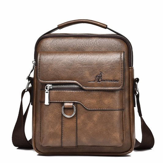 UrbanVault – Waterproof Crossbody Utility Bag – Brown
