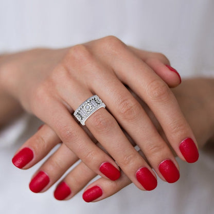 Zigzag - Sliding Ring Modern Statement Style – image 4