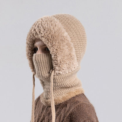 CozyFlex | 3-in-1 Women’s Beanie Hat – Khaki