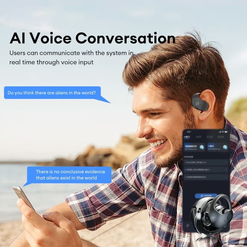 LinguaWave – Real-Time Language Translator Earbuds – Purple