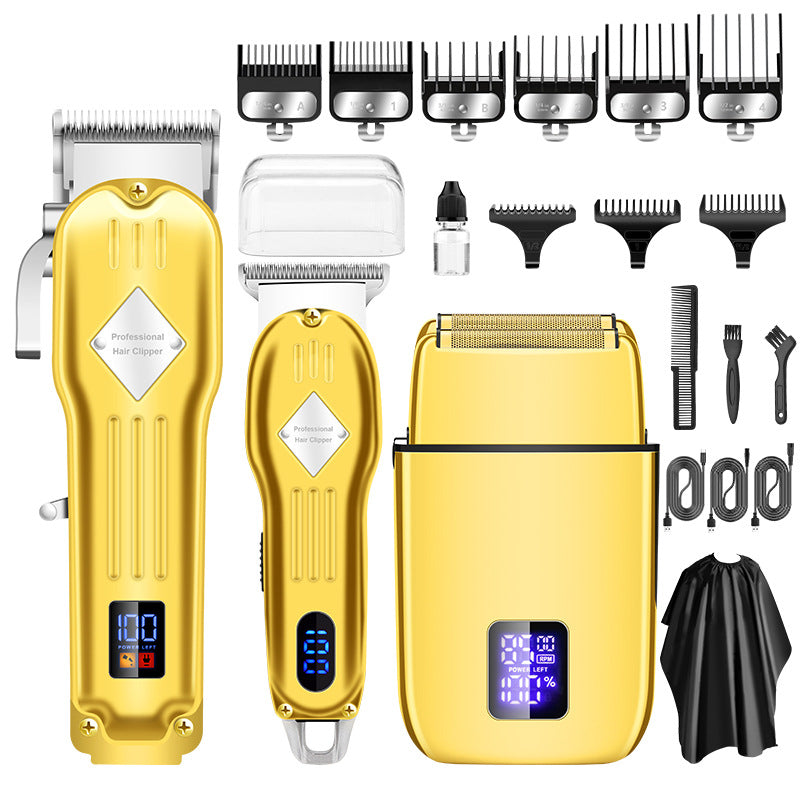 StyleForge – All-in-One Grooming Clipper Set – Gold 3-piece setFree shipping