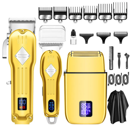 StyleForge – All-in-One Grooming Clipper Set – Gold 3-piece setFree shipping