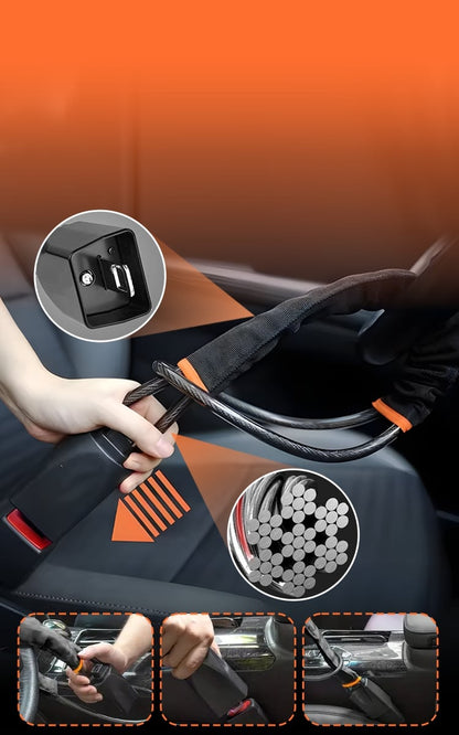 DriveDefender | Seat Belt + Steering Wheel Car Lock System – image 14