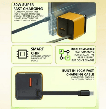 VoltCore – 80W Multi Device Fast Charger – image 4