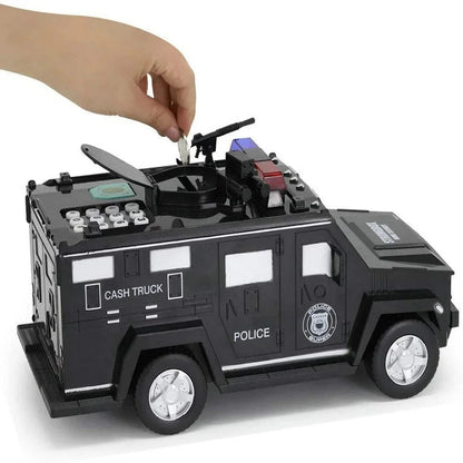 Armored Car Money Saving Box, Electronic Piggy Bank for Boys & Girls – image 6