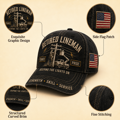 PowerGuard – Retired Lineman Commemorative Cap – image 13
