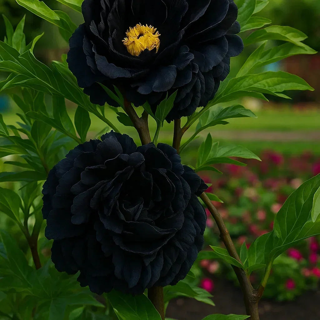 RoyalPetal – Luxury Garden Peonies – Dark Warrior / Starter Bundle (2 Plants)