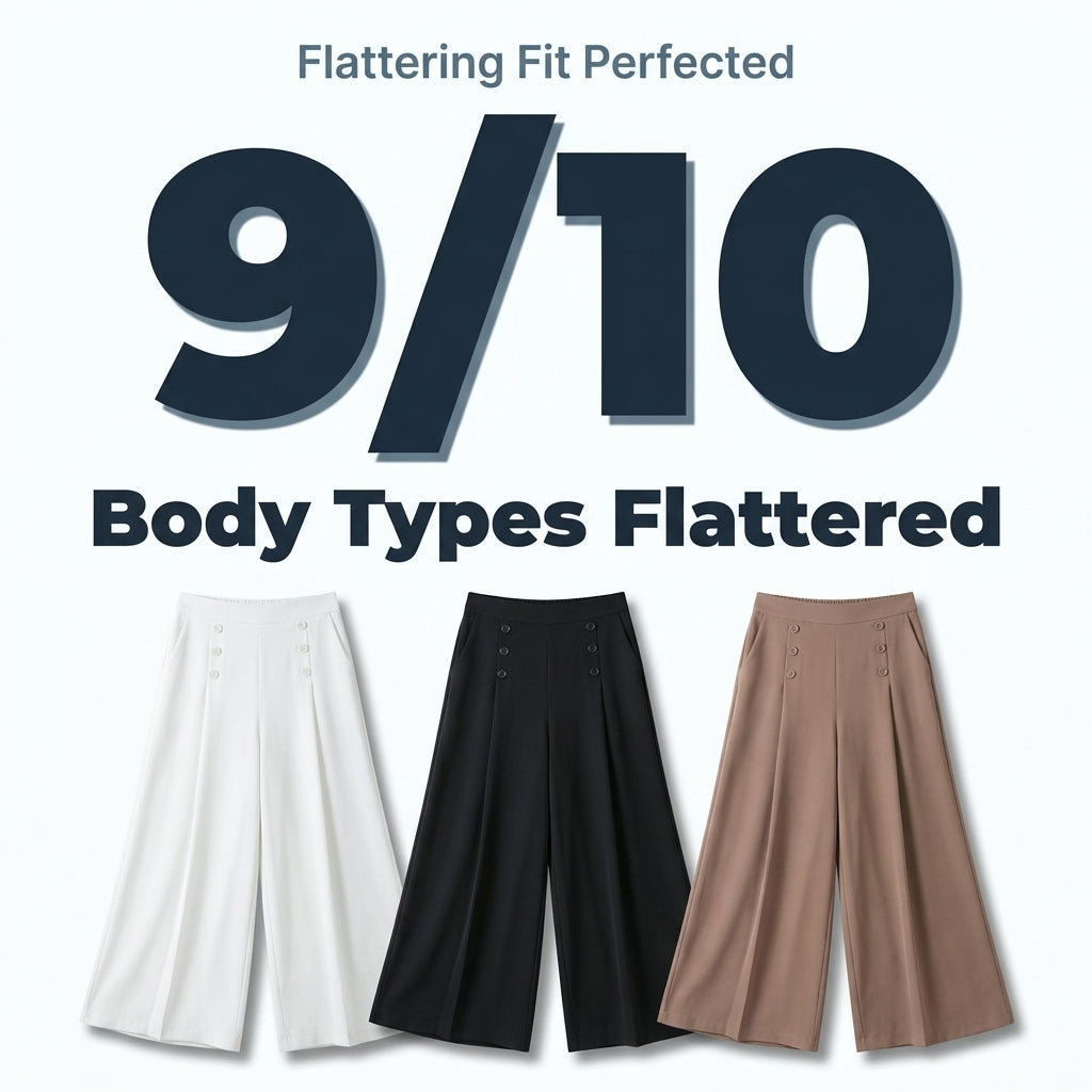 BelleFlow – Flattering Wide Leg Comfort Trousers – image 7