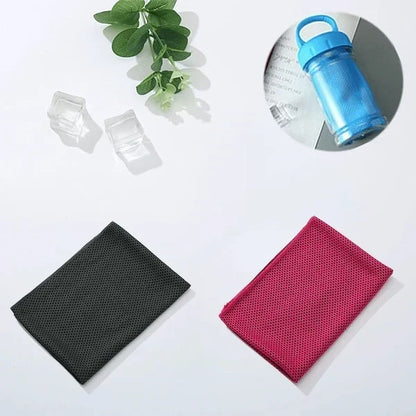ChillWrap – Rapid Cooling Towel – Black / Rose