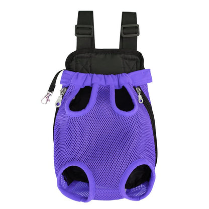 PawVoyage – Pet Travel Leg-Out Backpack – Purple / S (less than 5.5 pounds)/( <2.5KG)