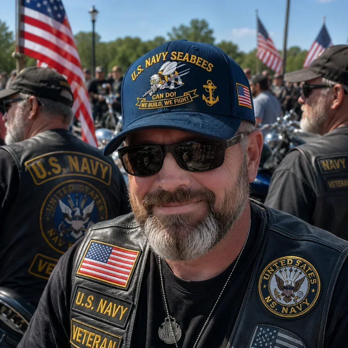Seabee - US Navy Seabees “Can Do!” Tribute Cap – image 4
