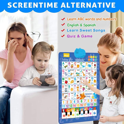 TinyGenius – Kids Talking Learning Wall Board – image 3