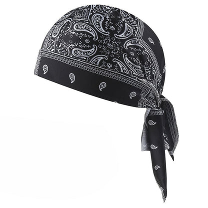 SweatShield – Performance Cycling Cap – Black