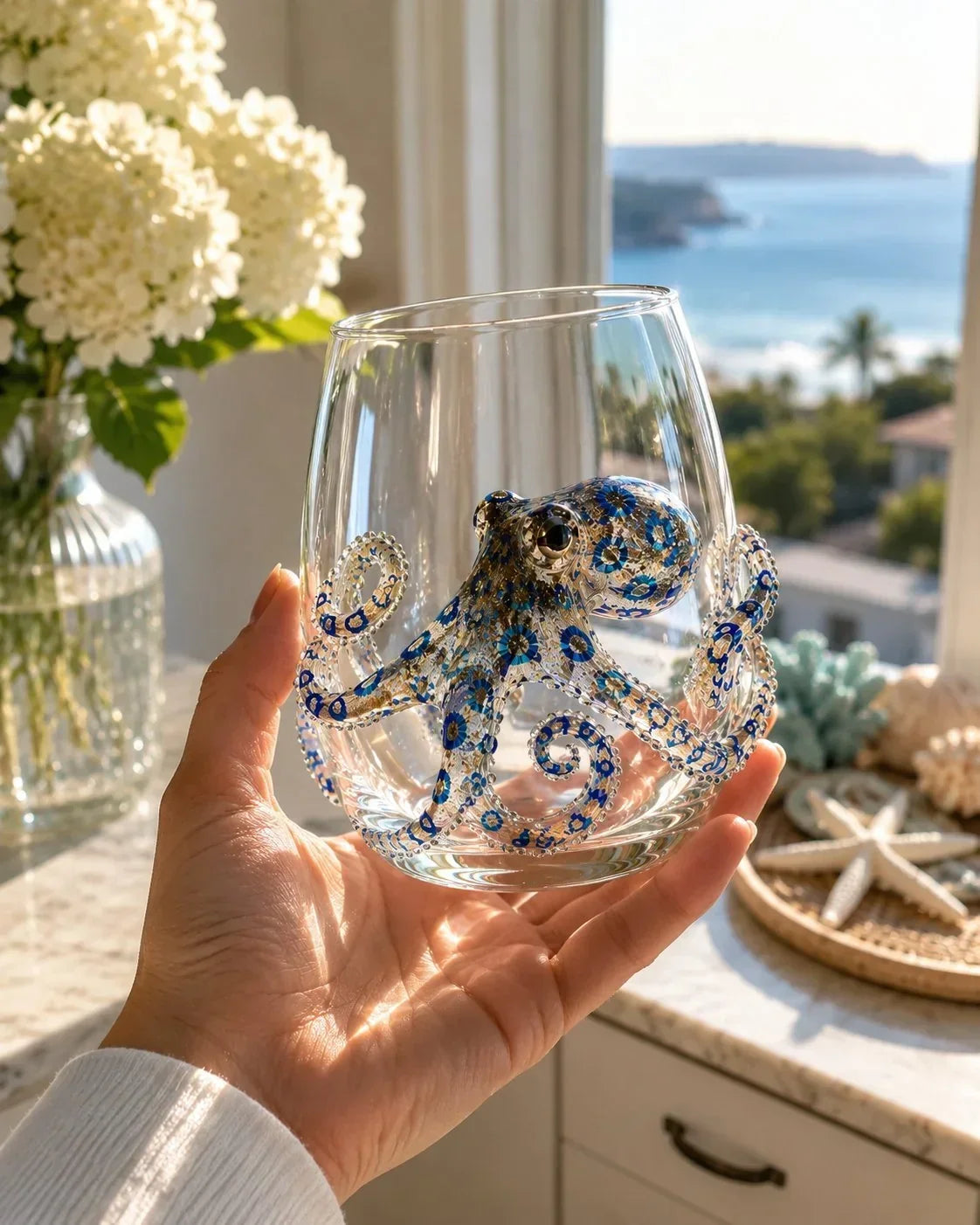 OceanGlow – Blue Ringed Octopus Artisan Glass – image 9