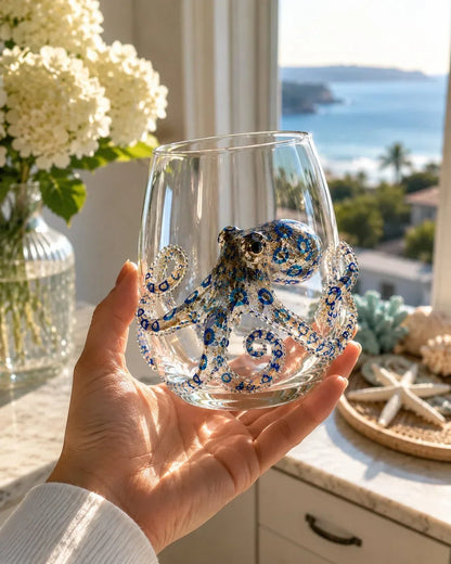 OceanGlow – Blue Ringed Octopus Artisan Glass – image 9