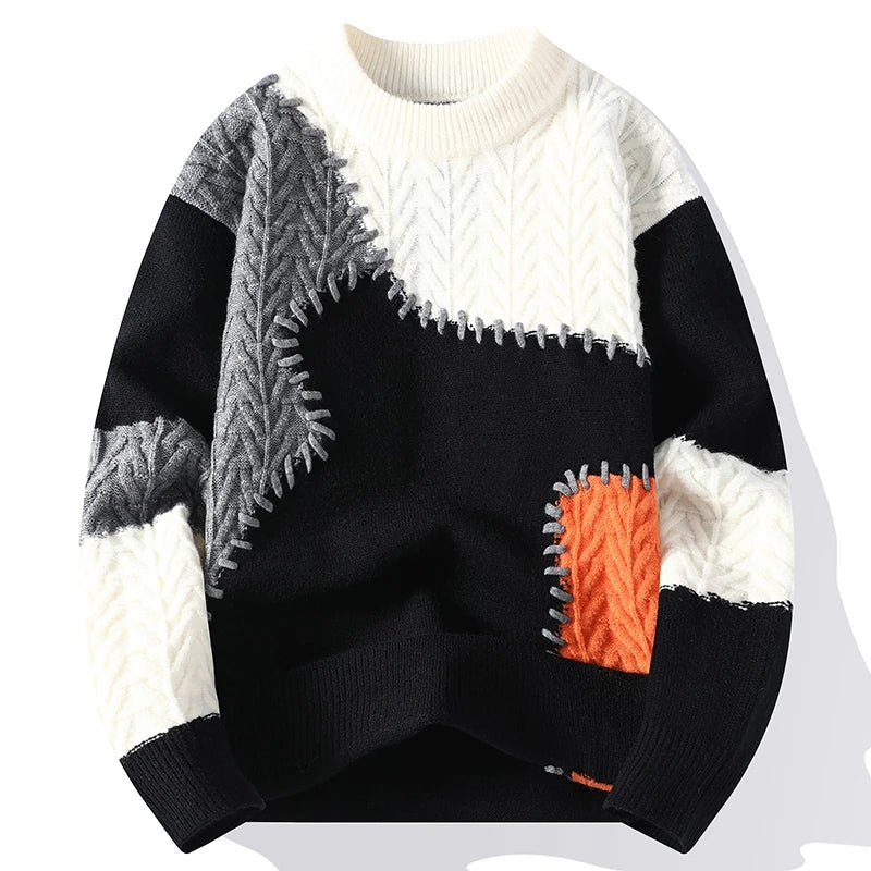 Luca Street Knit Pullover – Black / XS