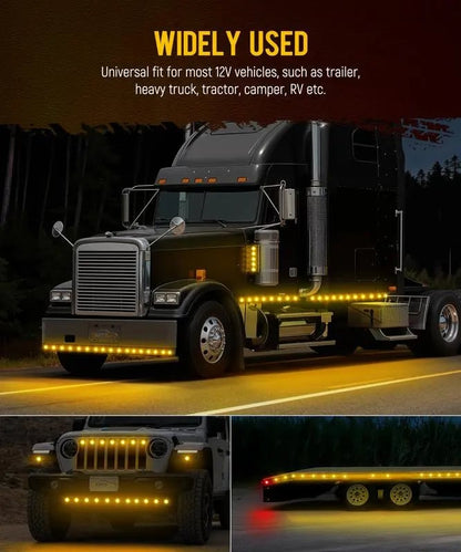 LumaSignal – 3rd Gen Amber Watermelon Side Marker Lamp – image 2