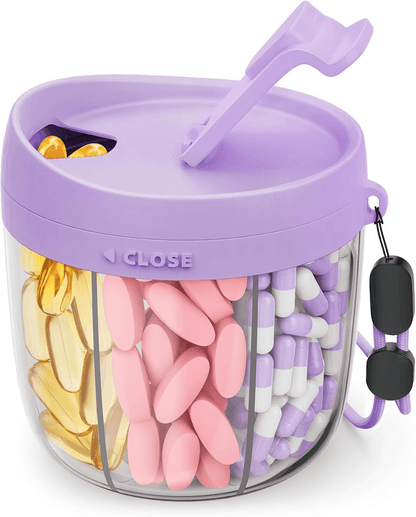 DailyMeds – 6 Compartment Pill Storage Container – image 11