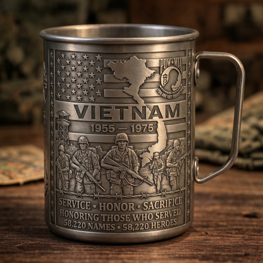FreedomSteel – Vietnam Veteran Mug – A (Hot Item)