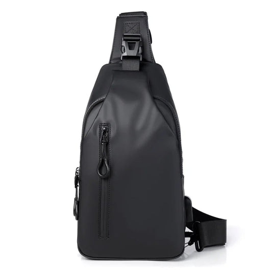 TrailPack – Large Capacity Outdoor Crossbody Bag – Black