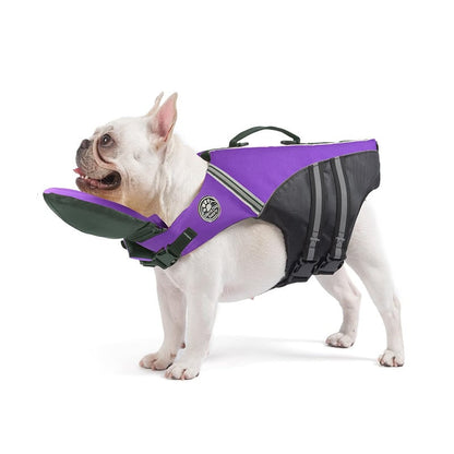 AquaPaw – High Buoyancy Dog Life Jacket – Purple / XS