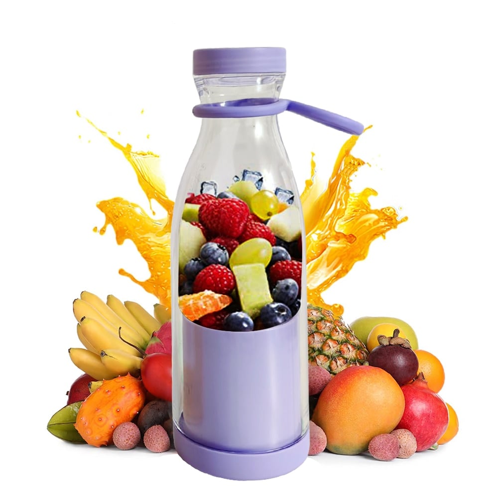 BlendWave – Compact Travel Juicer – Purple