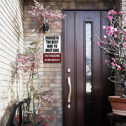 Metal No Trespassing Signs Private Property Funny – image 3
