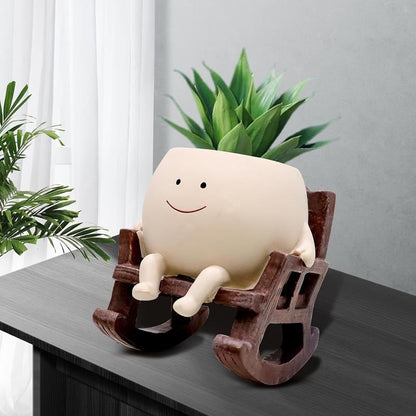 ArtSeat – Unique Chair-Shaped Resin Planter Vase – image 7