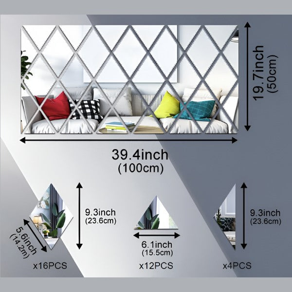 ReflectCraft – Modern Geometric Mirror Wall Art – image 6