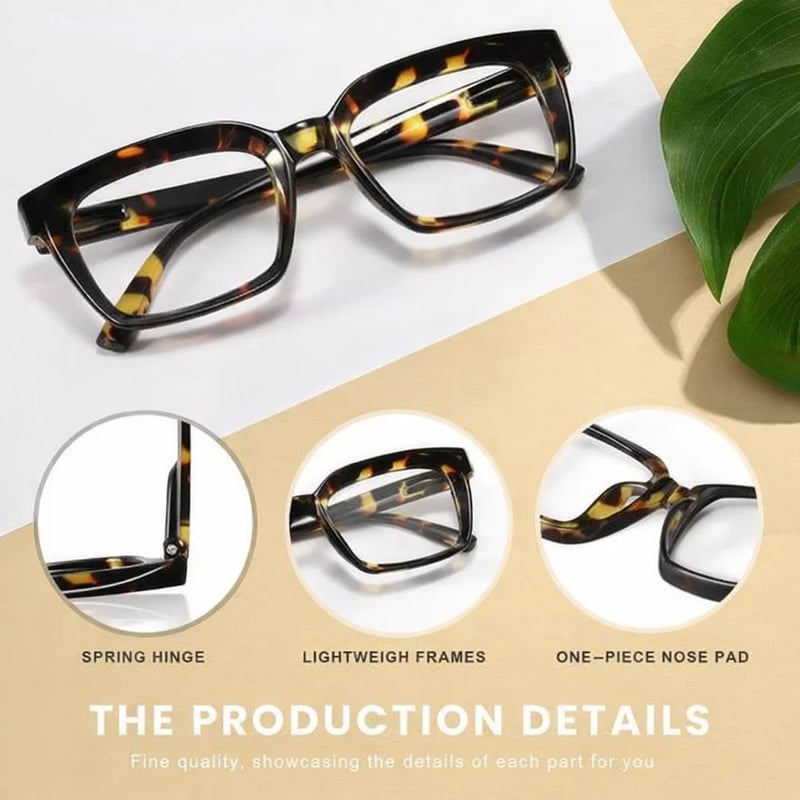 ReadEase – Tortoiseshell Blue Light Blocking Oversized Readers – image 3