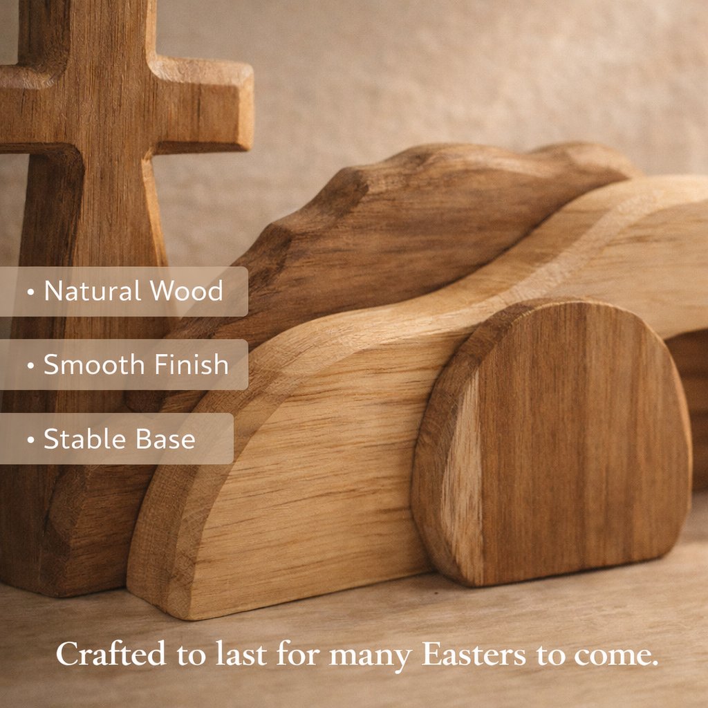 The Wooden Resurrection Cross & Empty Tomb That Reminds Your Family What Easter Is Really About – image 4