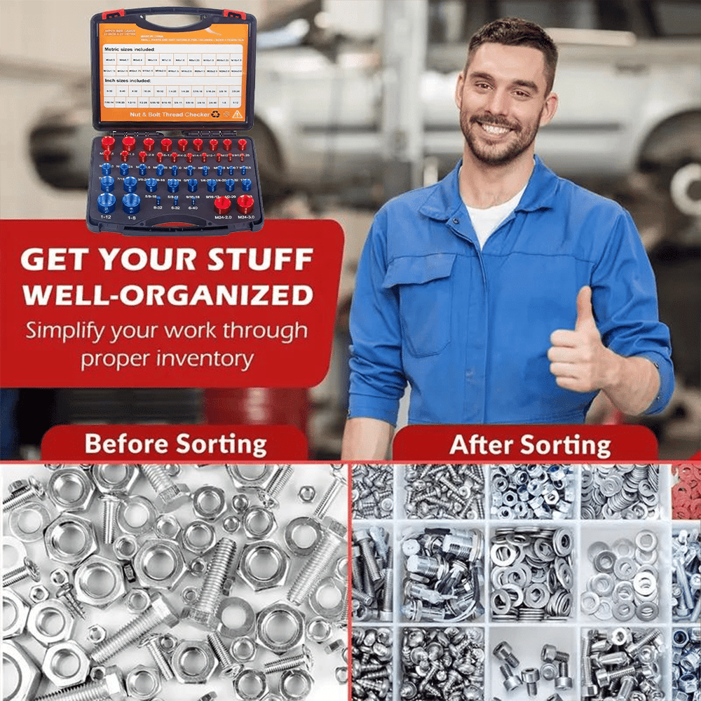ScrewSense – 44Pcs Alloy Thread Inspector Set – image 9