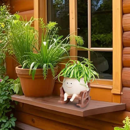 ArtSeat – Unique Chair-Shaped Resin Planter Vase – image 3