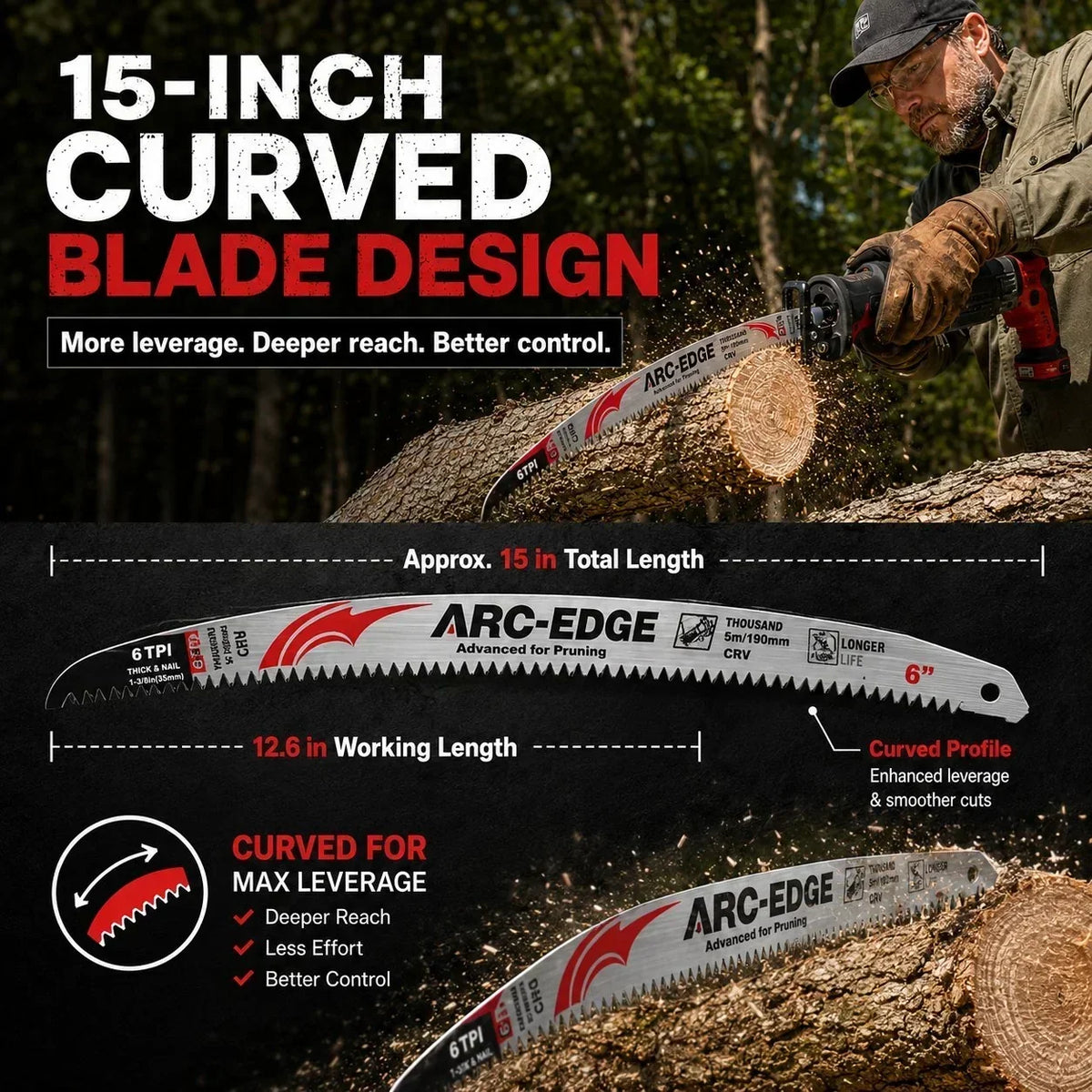 TimberEdge – Curved Pruning Saw Blades – image 6