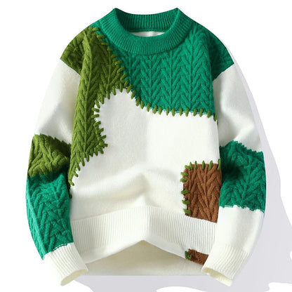 Luca Street Knit Pullover – Green / S